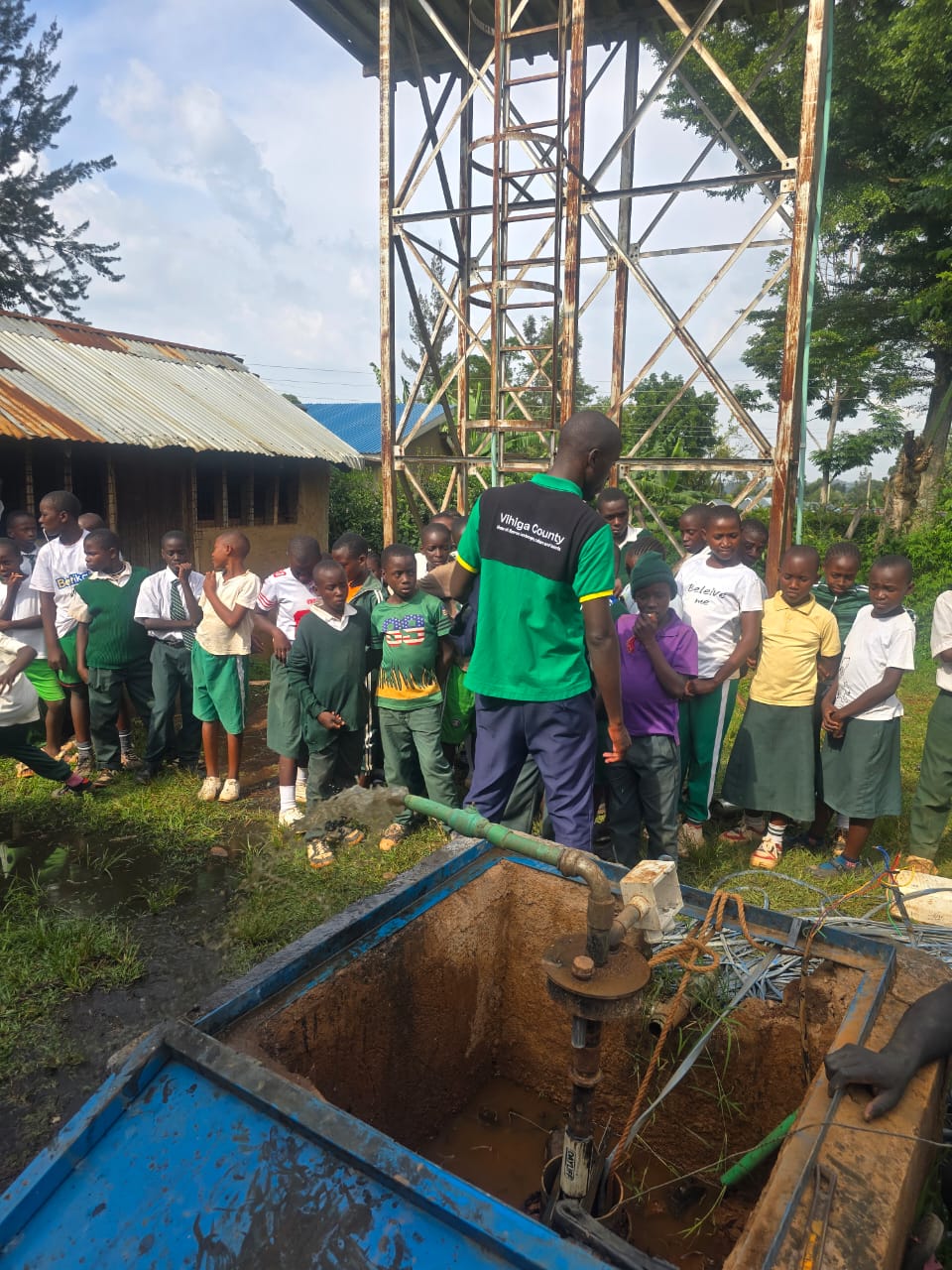 Schulkinder an der Mahanga Primary School, Vihiga County